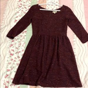 Maison Jules maroon dress